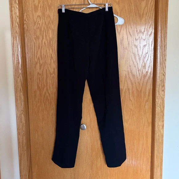Jones Suit Wear Pants Vintage Women's Size 8 Black Suit Pants - Picture 4 of 4